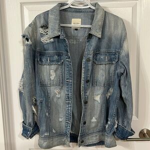 Distressed Jean jacket
